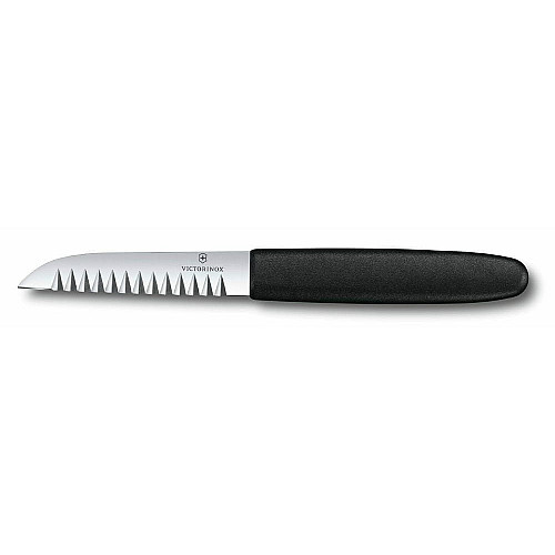 Нож Victorinox Decorating, 8,5 см, черный. ручкой
