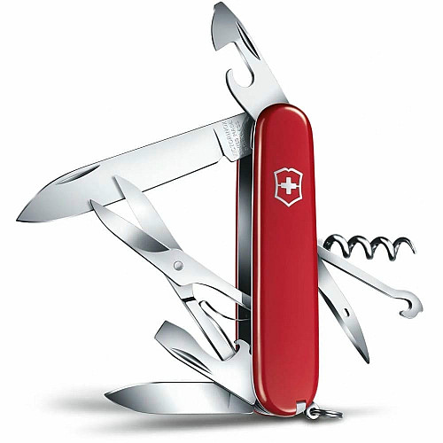 Нож Victorinox Climber 91мм/14функ/красный, блистер