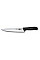 Кухонный нож Victorinox Fibrox Carving, 28 см, черный. ручкой