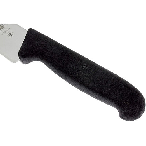 Кухонний ніж Victorinox Fibrox Carving, 19 см, з чорн. ручкою