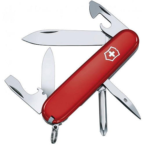 Ніж Victorinox  Tinker 91мм/12функ/червоний, блістер