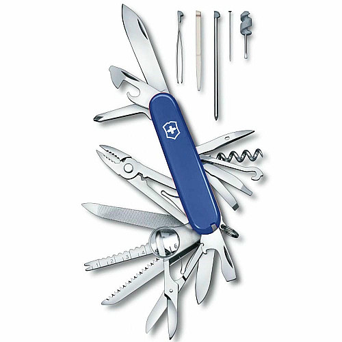 Ніж Victorinox Swisschamp 91мм/33функ/синій