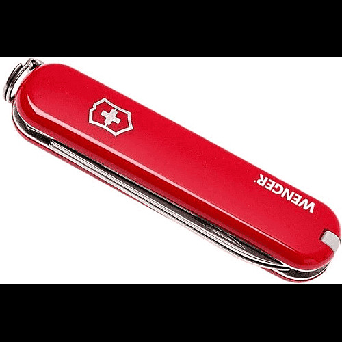 Ніж Victorinox Wenger 65 мм/7 функцій/червоний
