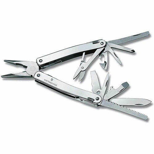Мультитул Victorinox Swisstool Spirit X Plus Ratchet 105мм/36функ + черный нейлоновый чехол