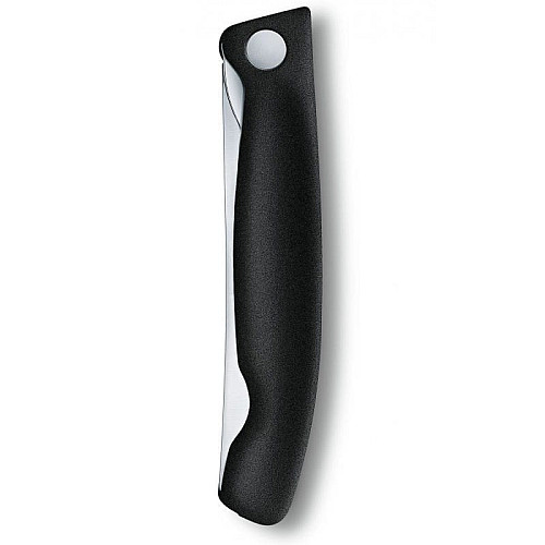 Кухонный нож Victorinox SwissClassic Foldable Paring, 11 см, черный. ручкой, блистер
