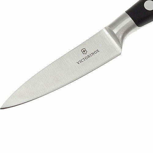 Кухонный нож Victorinox Grand Maitre Carving, 8 см, черный. ручкой, в подарочной упаковке