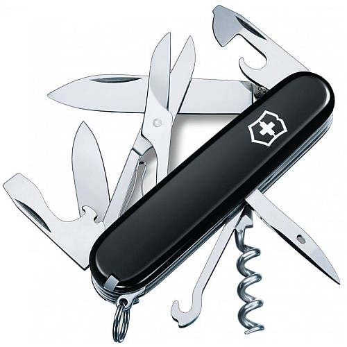Ніж Victorinox Climber 91мм/14функ/чорний, блістер