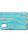 Набор Victorinox Swisscard Nailcare 82х54х4мм/13функ/прозрачный голубой