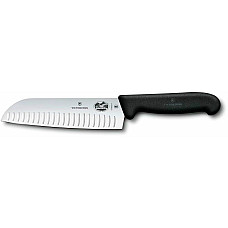 Кухонний ніж Victorinox Fibrox Santoku Vx5.2523.17, 17 см, з чорн. ручкою (GB)