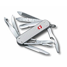 Ніж Victorinox Minichamp Alox 58мм/15функ/рифл/сріблястий