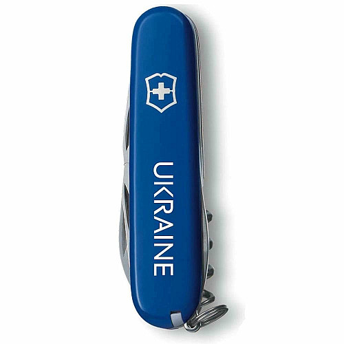 Ніж Victorinox Spartan Ukraine 91мм/12функ/Ukraine білий/синій