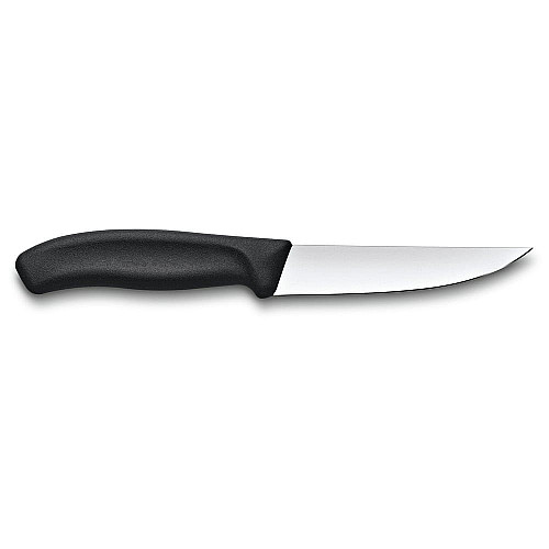 Кухонний ніж Victorinox SwissClassic Carving, 12 см, з чорн. ручкою, блістер