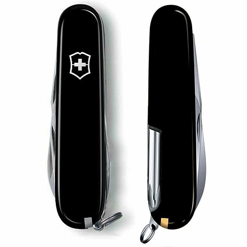 Ніж Victorinox Hiker 91мм/13функ/чорний