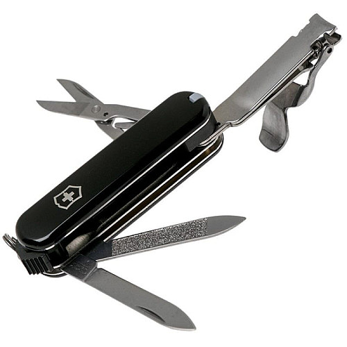 Ніж Victorinox NailClip 580 65мм/8функ/чорний