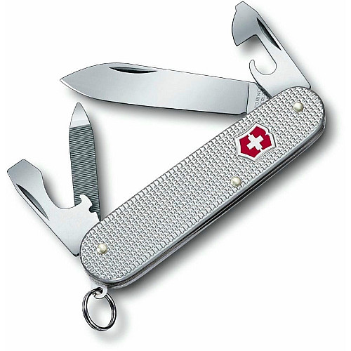 Ніж Victorinox Cadet Vx0.2601.26 84 мм/9 функцій/рифл., срібл.
