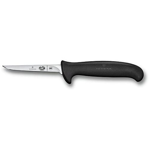 Кухонний ніж Victorinox Fibrox Poultry 5.5903.09S, Small 9 см, з чорн. ручкою