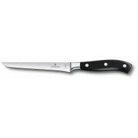 Кухонный нож Victorinox Grand Maitre Boning Vx77303.15G, 15 см, черный. ручкой, в подар.уп.