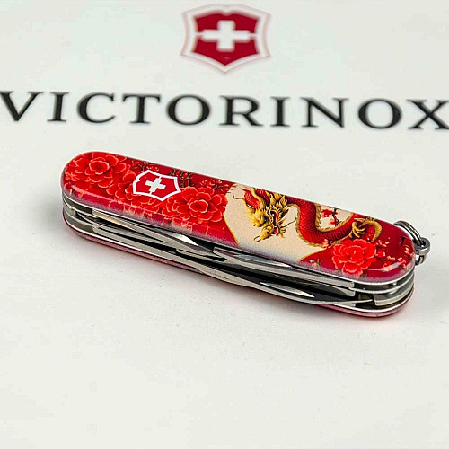 Нож Victorinox Climber Zodiac 91мм/14функ/Китайский красный дракон/красный