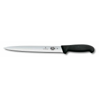 Кухонний ніж Victorinox Fibrox Sausage, 25 см, з чорн. ручкою