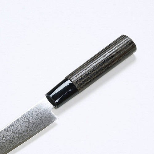 Нож кухонный Paring 150 мм лезвие,63HRC, ZA18 (C1,2, Cr18, Mo1,5, V0.25, Со1,8) Дамаск 69, HONMAMON (1113995)