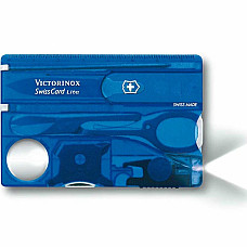 Карта-мультитул Victorinox Swisscard Lite 82х54х4мм/13функ/прозрачная синяя