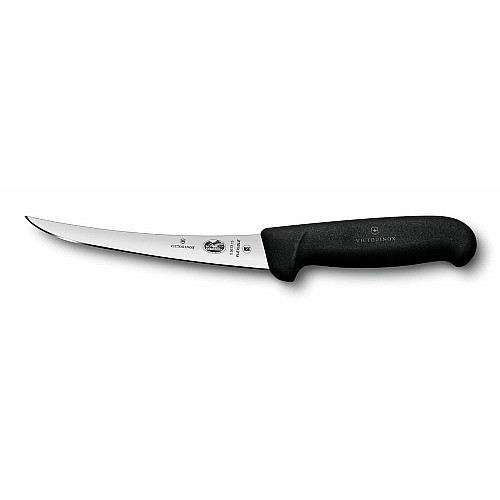 Кухонный нож Victorinox Fibrox Boning Flex Vx5.6613.15, 15 см, черный. ручкой
