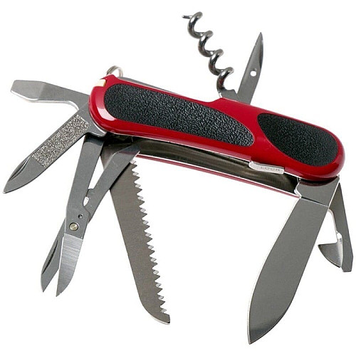 Нож Victorinox EvoGrip S17 85мм/15функ/красно-черный
