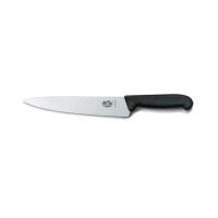 Кухонний ніж Victorinox Fibrox Carving, 22 см, з чорн. ручкою