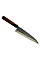 Нож кухонный Funayuki 165 мм, широкий, HRC61, Aogami steel #1, ручка орех, HONMAMON (4582243650212)
