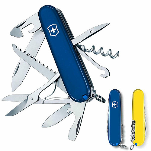 Ніж Victorinox Huntsman Ukraine 91мм/15функ/синьо-жовтий