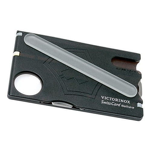 Набор Victorinox Swisscard Nailcare 82х54х4мм/13функ/прозрачный черный
