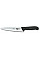 Кухонный нож Victorinox Fibrox Carving, 19 см, черный. ручкой
