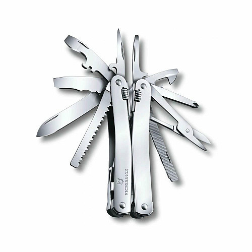 Мультитул Victorinox Swisstool Spirit X 105мм/24функ + черный нейлоновый чехол