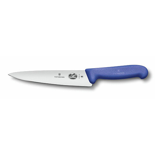 Кухонний ніж Victorinox Fibrox Carving, 19 см, із син. ручкою