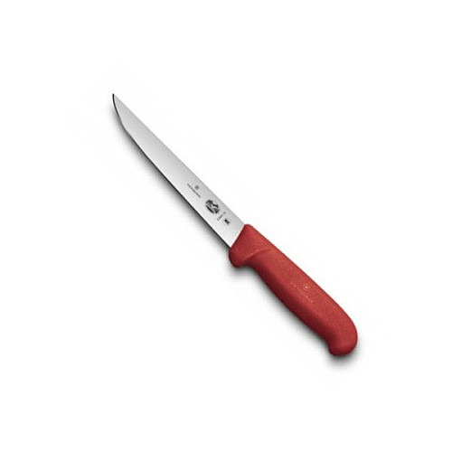Кухонный нож Victorinox Fibrox Boning, 15 см с черв. ручкой