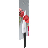 Кухонний ніж Victorinox Swiss Modern Carving, 22 см, з чорн. ручкою, блістер