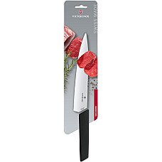 Кухонний ніж Victorinox Swiss Modern Carving, 22 см, з чорн. ручкою, блістер