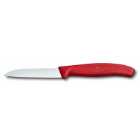 Кухонний ніж Victorinox SwissClassic Paring, 8 см, з черв. ручкою