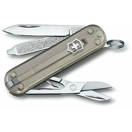 Ніж Victorinox Classic SD Colors Mystical Morning Vx0.6223.T31G 58 мм/7 функцій/сір.прозор.