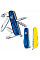 Нож Victorinox Spartan Ukraine 91мм/12функ/проз.сине-желтый