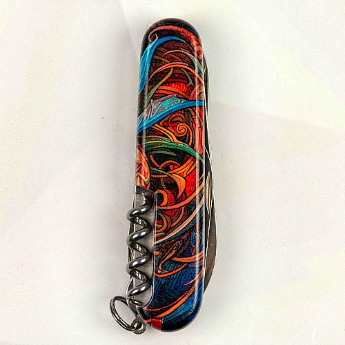 Нож Victorinox Climber Zodiac 91мм/14функ/Сапфировый дракон/разноцветный