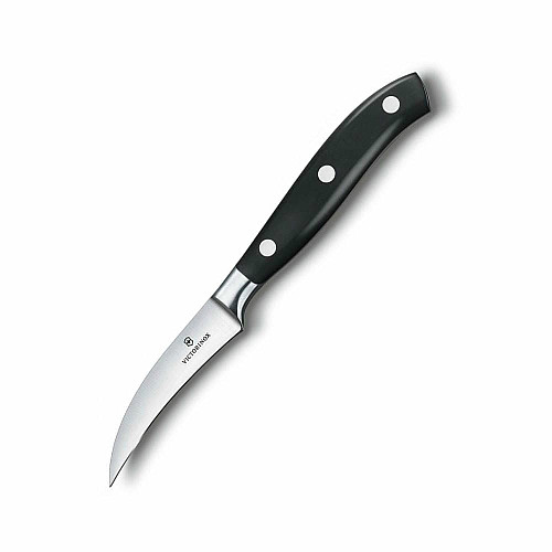 Кухонный нож Victorinox Grand Maitre Shaping, 8 см, с черн.ручкой, в подар.пак.