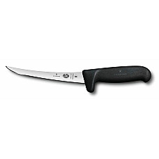 Кухонний ніж Victorinox Fibrox Boning Flex Vx5.6613.15M, 15 см, з чорн. ручкою Safety Grip