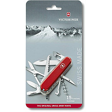 Ніж Victorinox Huntsman 91мм/15функ/червоний, блістер