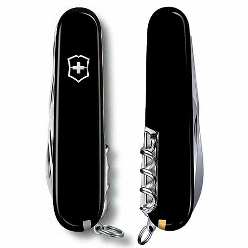 Нож Victorinox Mountaineer 91мм/18функ/черный