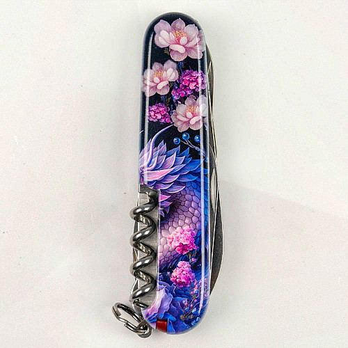 Нож Victorinox Climber Zodiac 91мм/14функ/Волшебный дракон/разноцветный