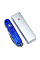 Ніж Victorinox Huntsman 91мм/15функ/прозорий синій