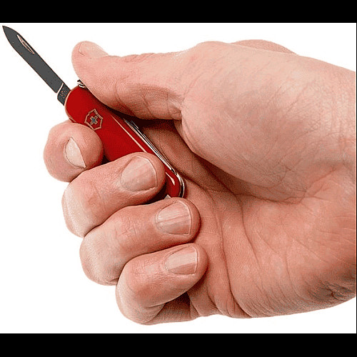 Ніж Victorinox Wenger 65 мм/7 функцій/червоний
