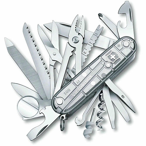 Ніж Victorinox Swisschamp 91мм/31функ/сріблястий