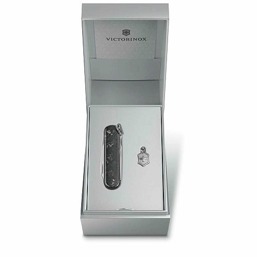 Нож Victorinox Classic SD Brilliant Carbon 58 мм/5 функций/черный